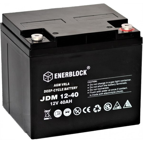 Enerblock JDM AGM 12V 40Ah Akumulator