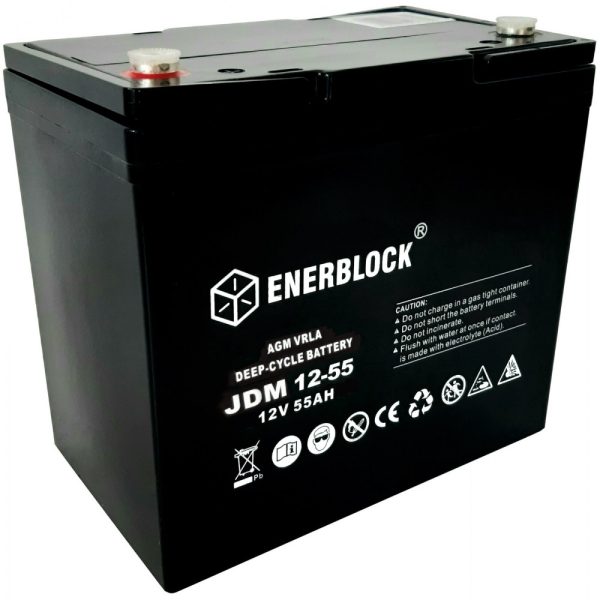 Enerblock JDM AGM 12V 55Ah Akumulator