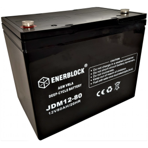 Enerblock JDM AGM 12V 80Ah Akumulator