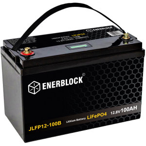 Enerblock JLFP Lithium Energy 12V 100Ah LiFePO4 BMS Bluetooth Akumulator