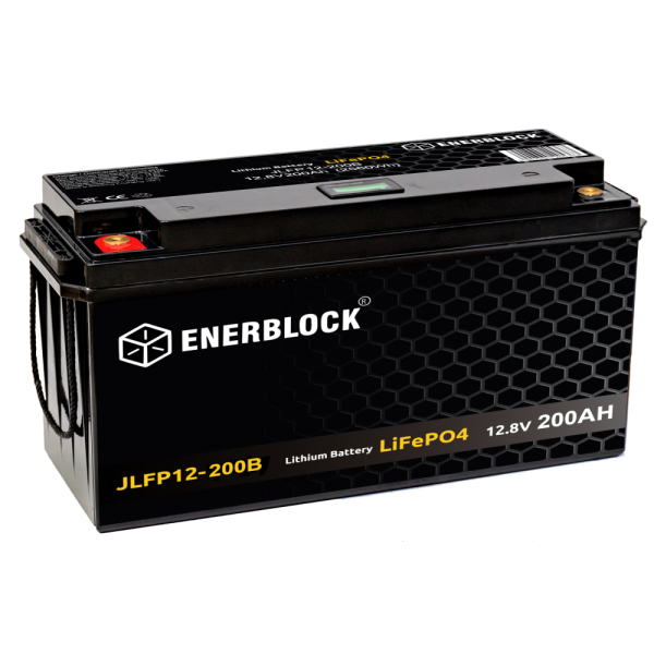 Enerblock JLFP Lithium Energy 12V 200Ah LiFePO4 BMS Bluetooth Akumulator