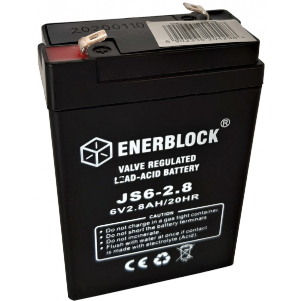 Enerblock JS AGM General 6V 2.8Ah Akumulator