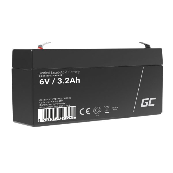 Green Cell 6V 3.2Ah AGM VRLA Akumulator