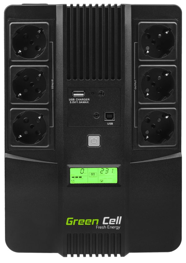 Green Cell AiO 600VA 360W UPS Zasilacz awaryjny