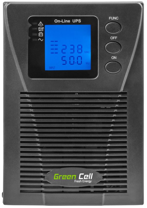 Green Cell MPII 1000VA 900W Online UPS Zasilacz awaryjny