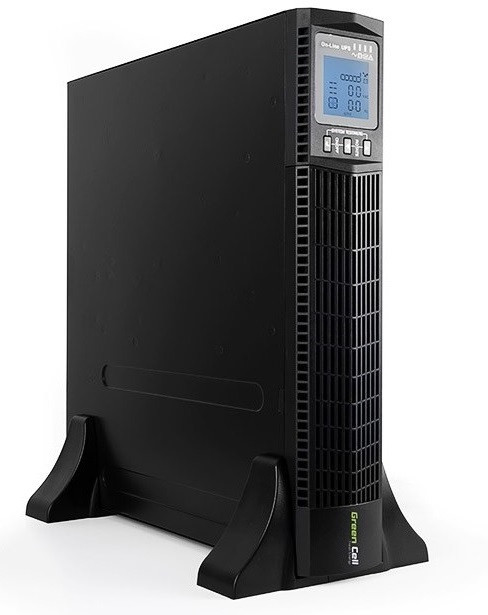 Green Cell RTII 1000VA 900W Online UPS Zasilacz awaryjny do szaf serwerowych