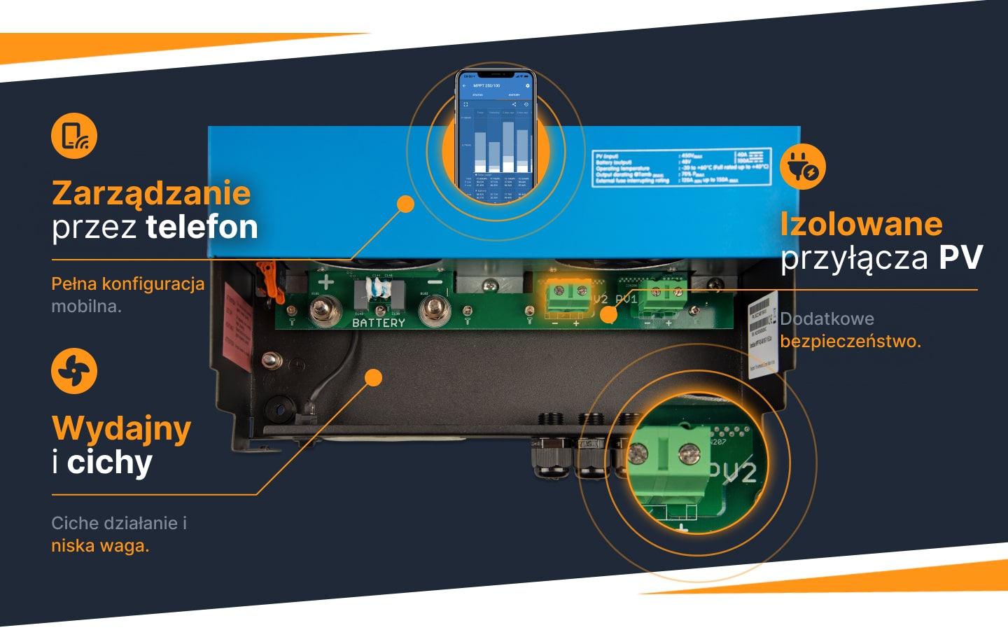 Victron Energy SmartSolar MPPT RS 450/200 Bluetooth Regulator ładowania