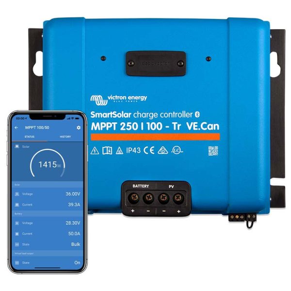 Victron Energy SmartSolar MPPT 250/100 TR VE.CAN Bluetooth Regulator ładowania