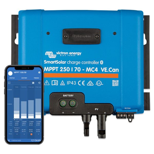 Victron Energy SmartSolar MPPT 250/70 MC4 VE.CAN Bluetooth Regulator ładowania