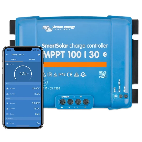 Victron Energy SmartSolar MPPT 100/30 Bluetooth Regulator ładowania (Copy)